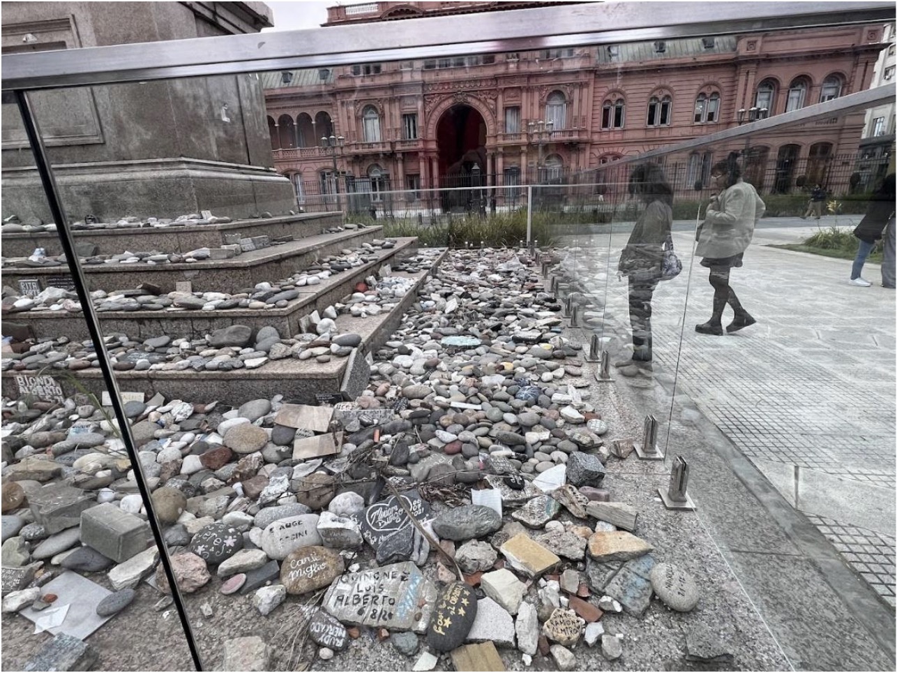 Visiting the Covid memorial in Buenos Aires
