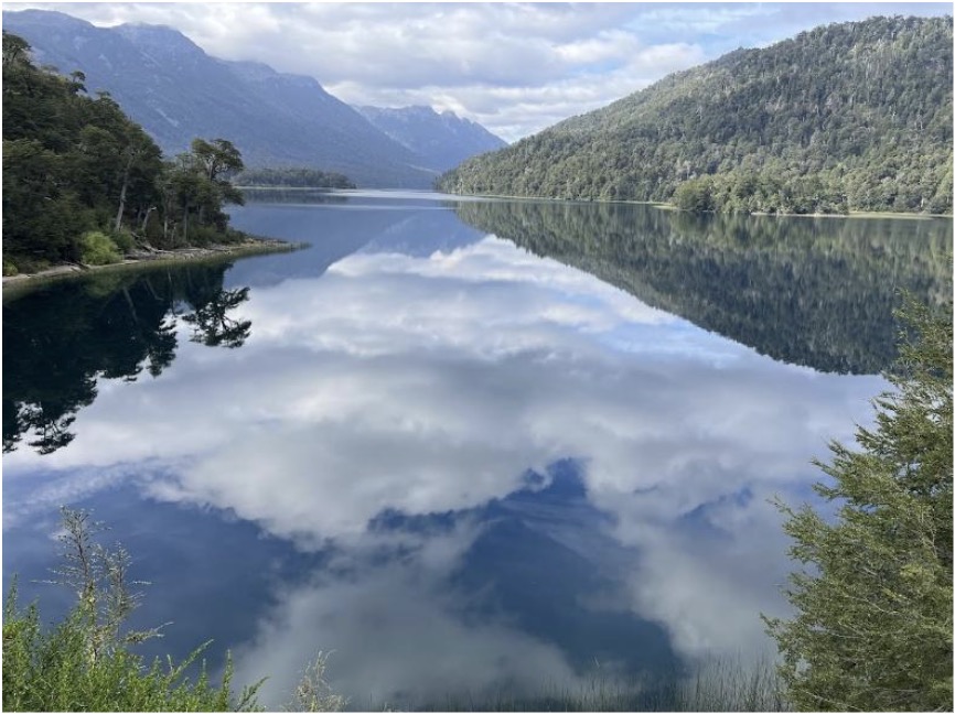 Mirror lake along route 40