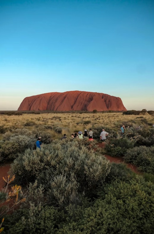 Uluru is so big compared to us