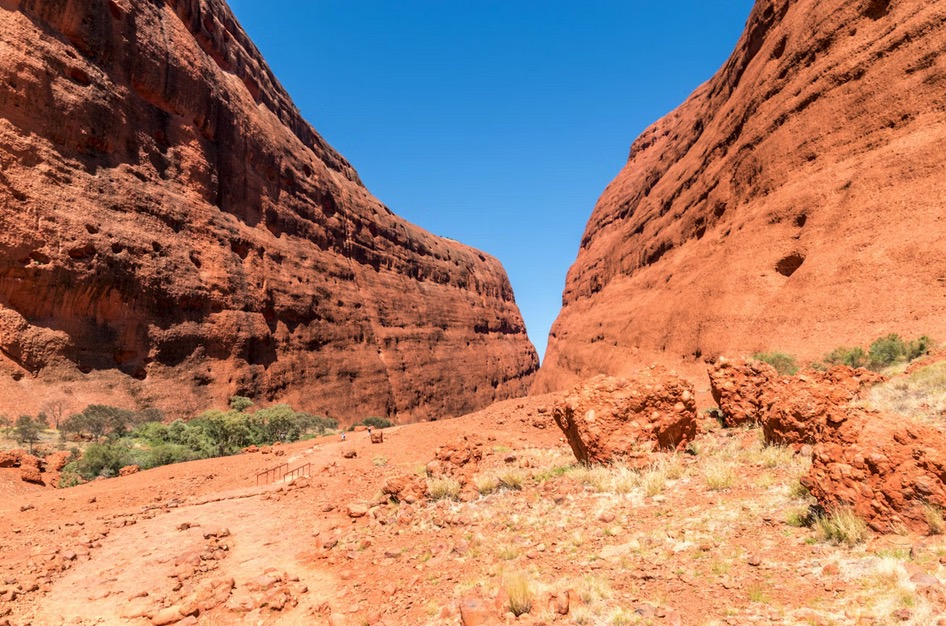 The ridge in Kata Tjuta
