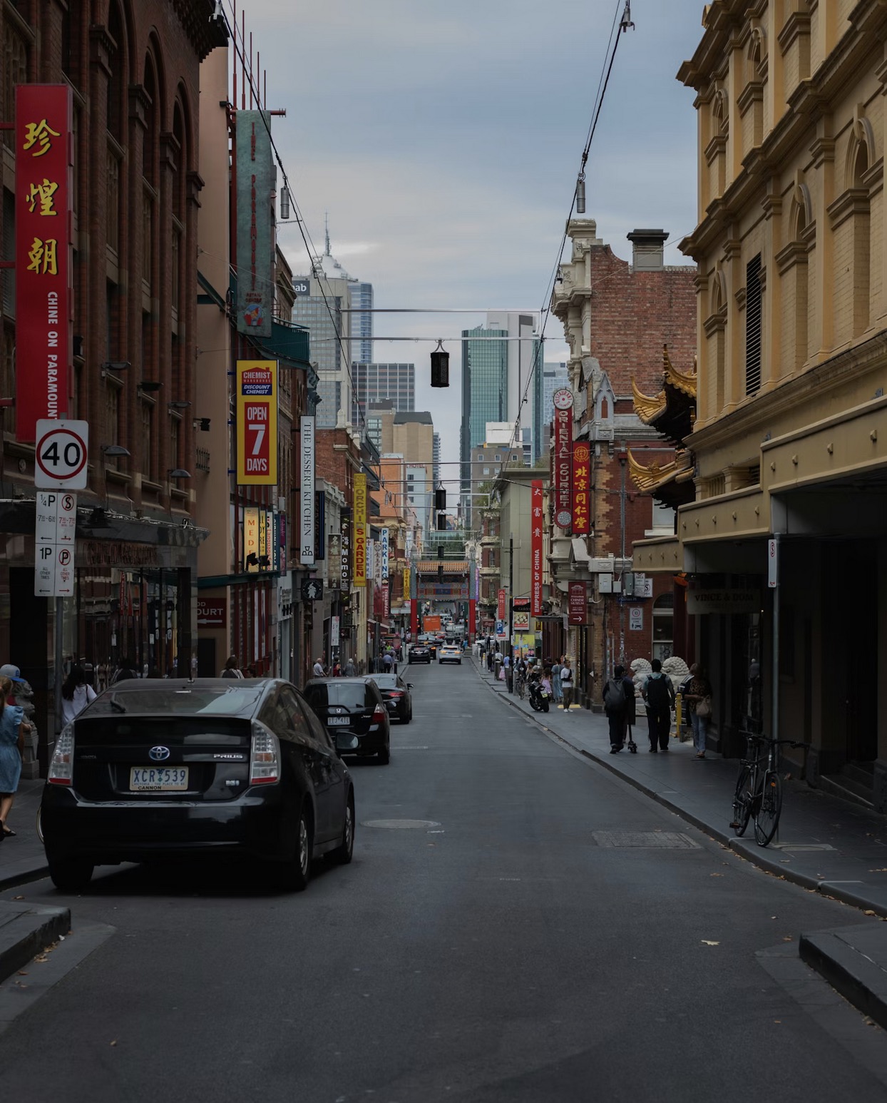 Exploring the streets in the city