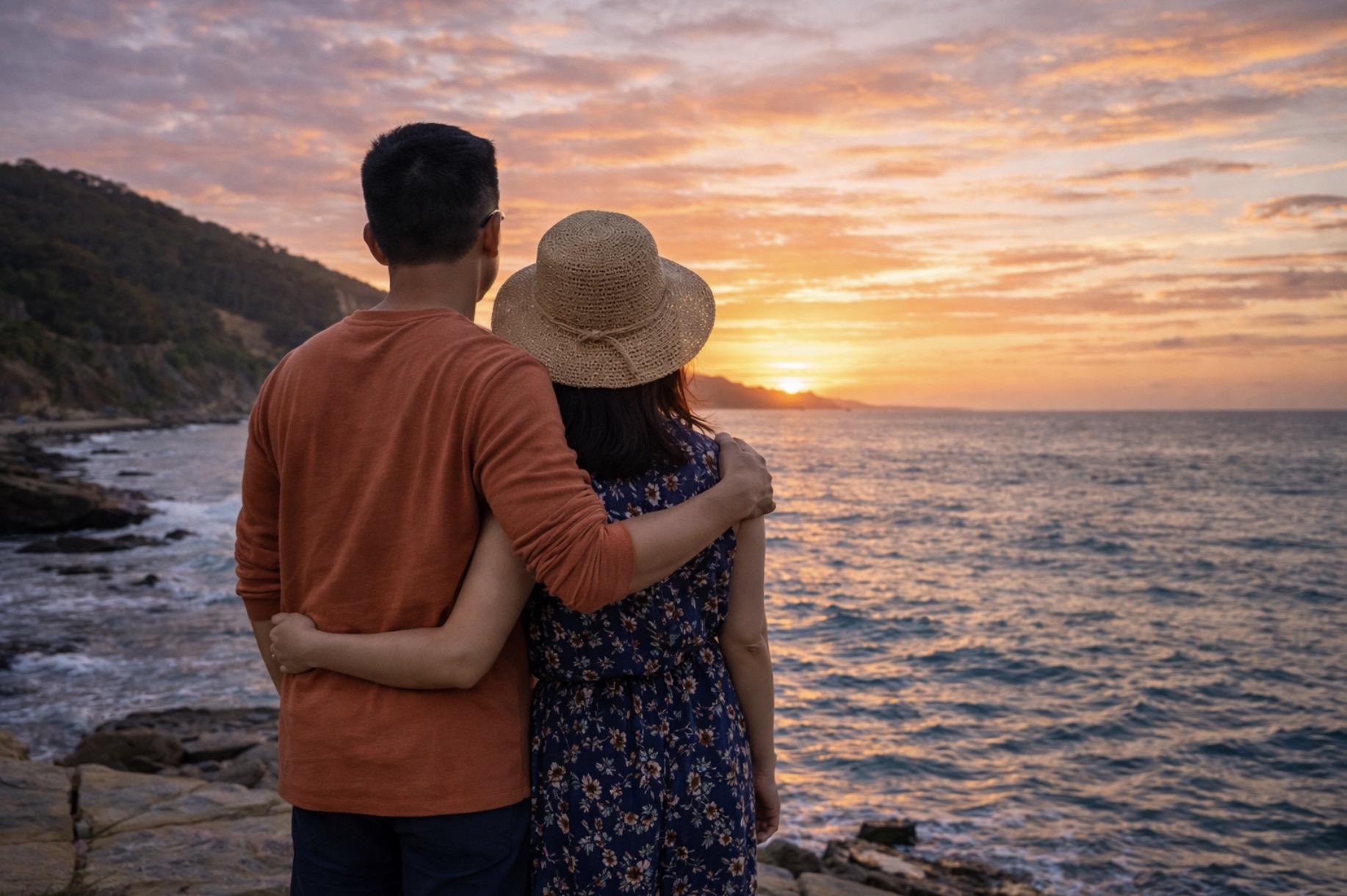 Sweet and soft sunset