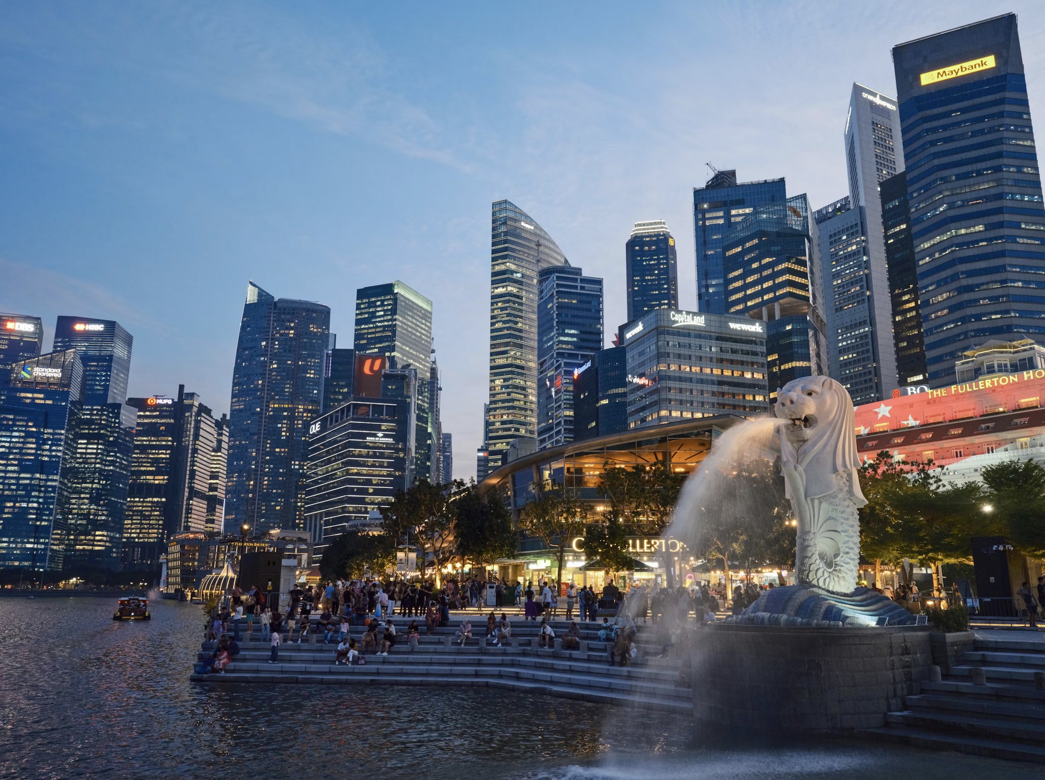 Beautiful view of the skyline