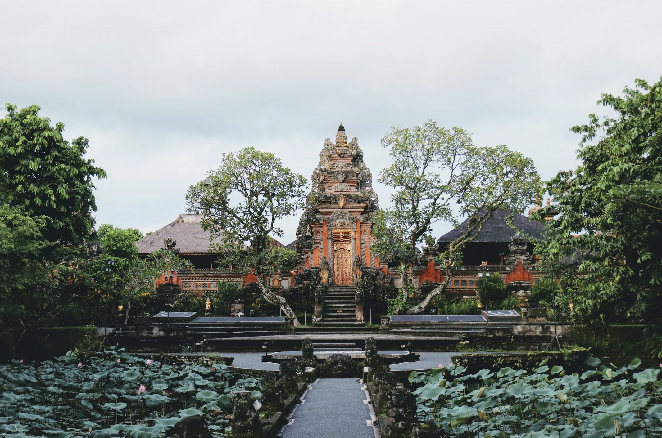 First temple we visted in Ubud