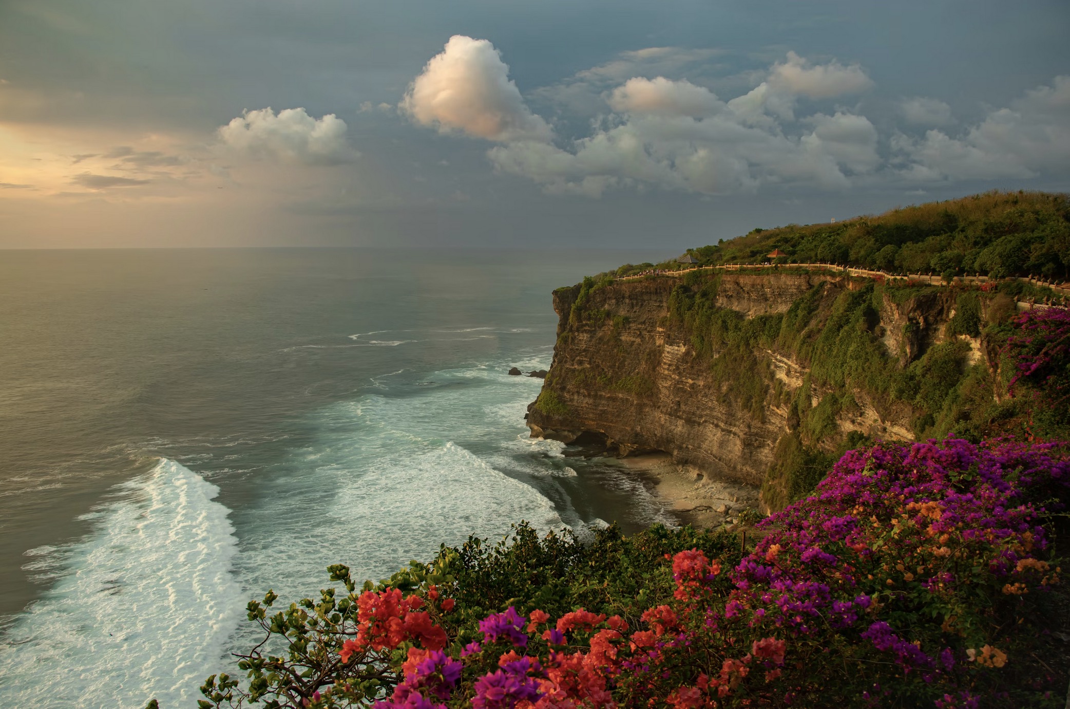 Breath taking sunset from Uluwatu