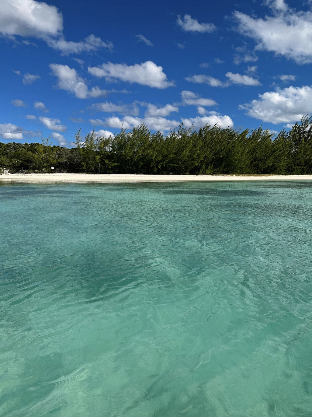 Clear waters of Exuma